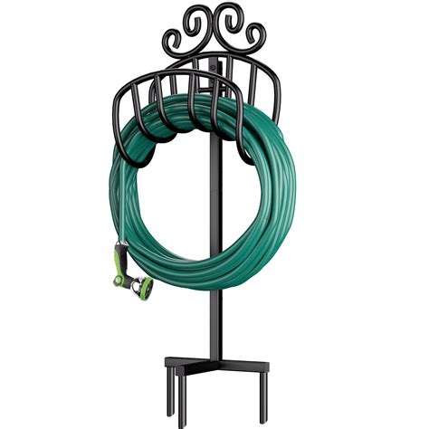 metal brackets for hanging up water hose outside heavy duty|GroundWork 65 ft. Hose Hanger .